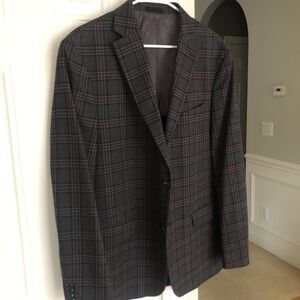 New: Michael Kors Glen Plaid Blazer or Suit Jacket. Size 44 R